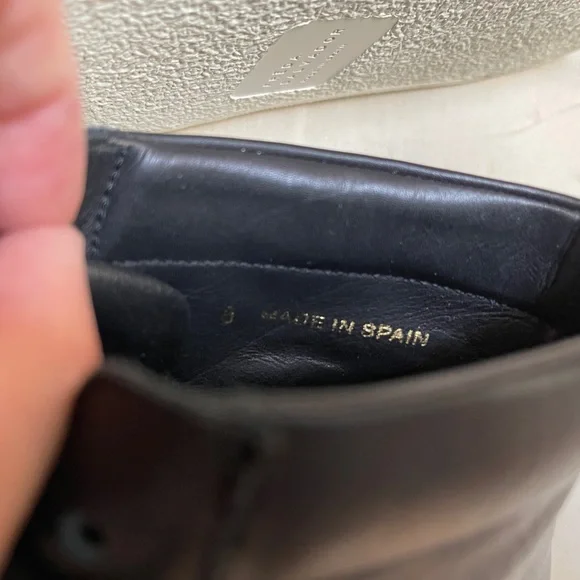 FREDA SALVADOR Sal Women's Lace Up High Top Leather Sneakers Black Size 8 NWOT - Picture 7 of 8